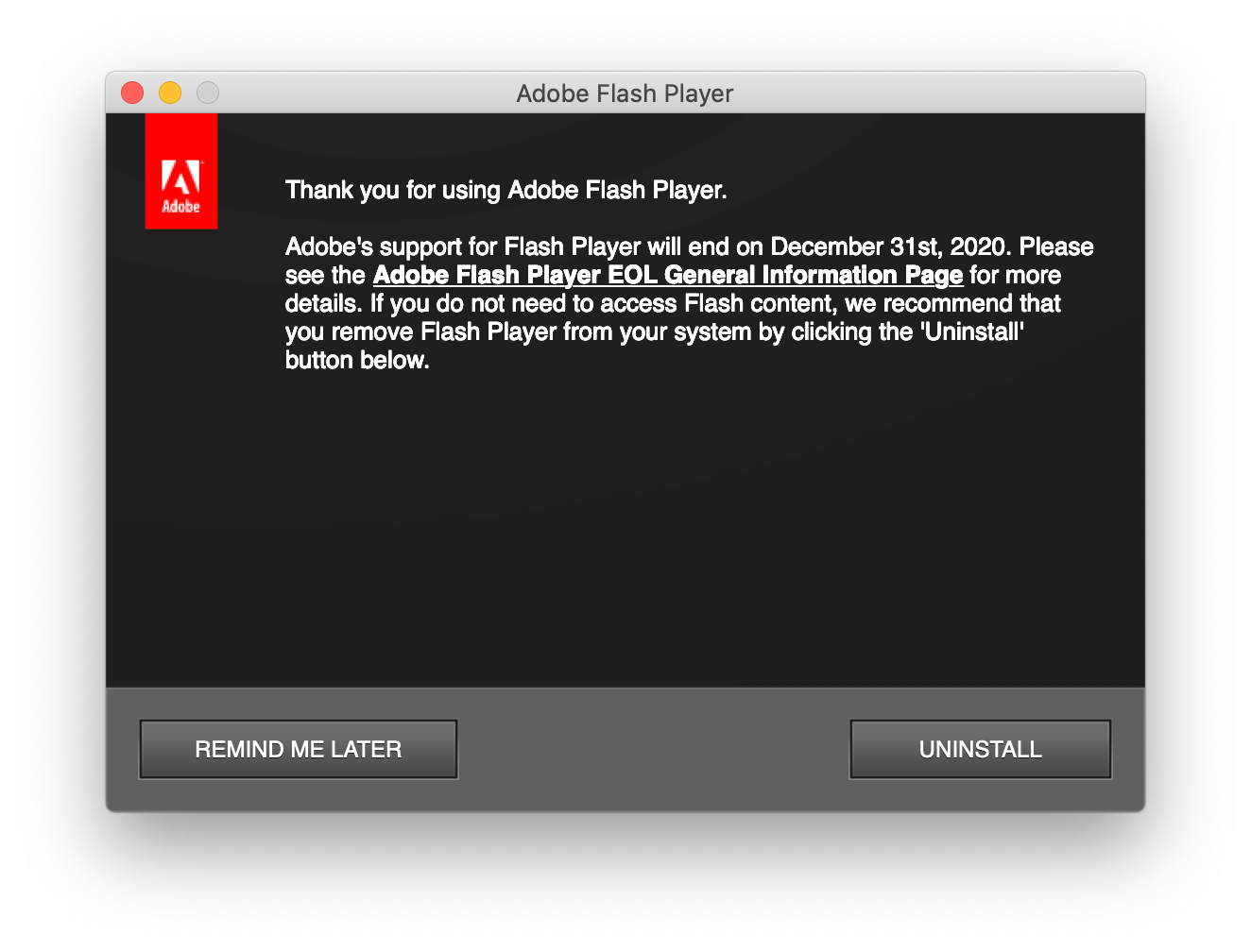 Flash update safari mac